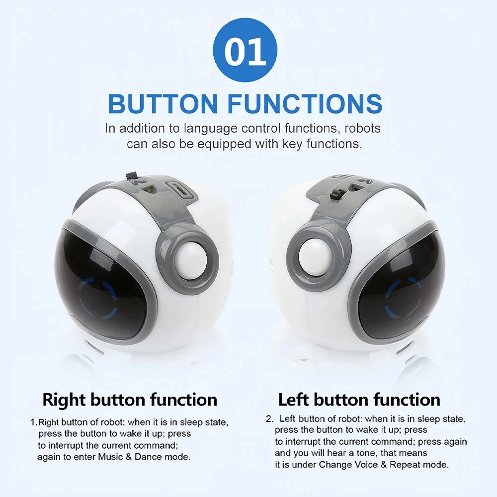 Talking Interactive voice recognition dialogue robots for children Pocket RC, Storytelling Toy