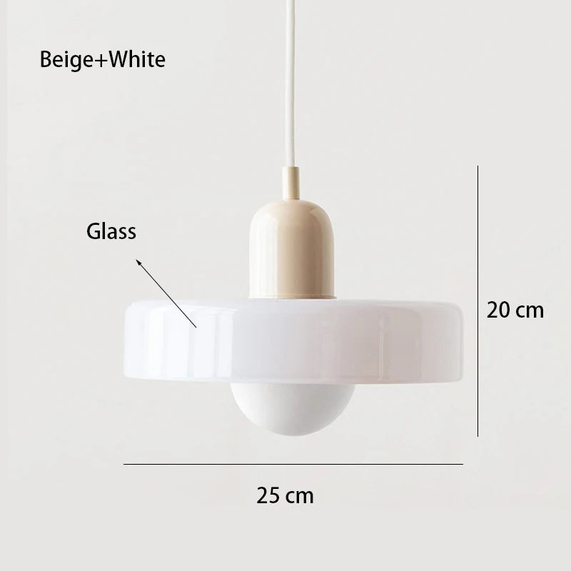 Modern Art Decor Bauhaus Glass Pendant Light