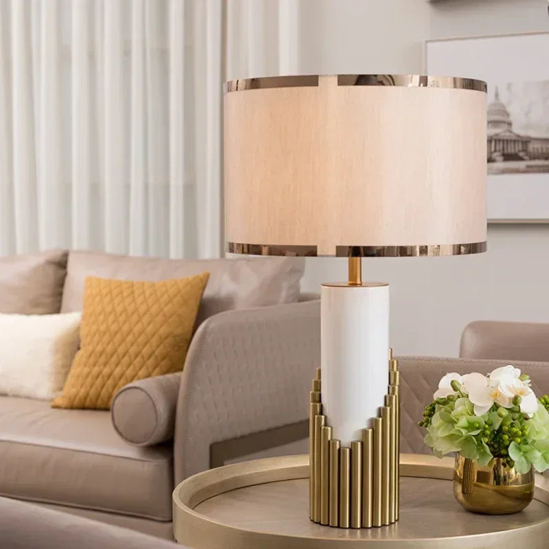 Nordic Designer's Luxury LED Akira Marble Lamp
