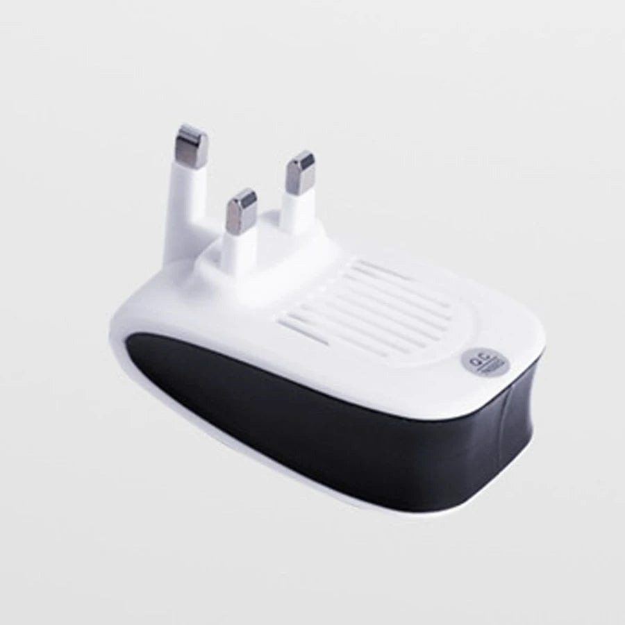 Repelente ultrasónico para ratas, cucarachas, mosquitos e insectos: dispositivo enchufable para control de roedores en casa y garaje.