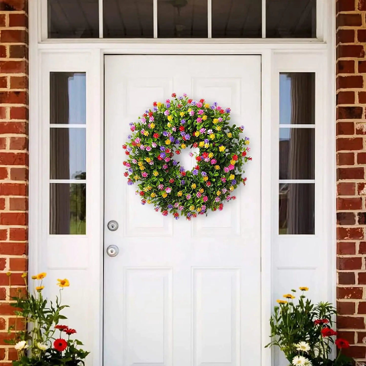 Hanging Decor Spring/Summer Texas Wildflower Wreath