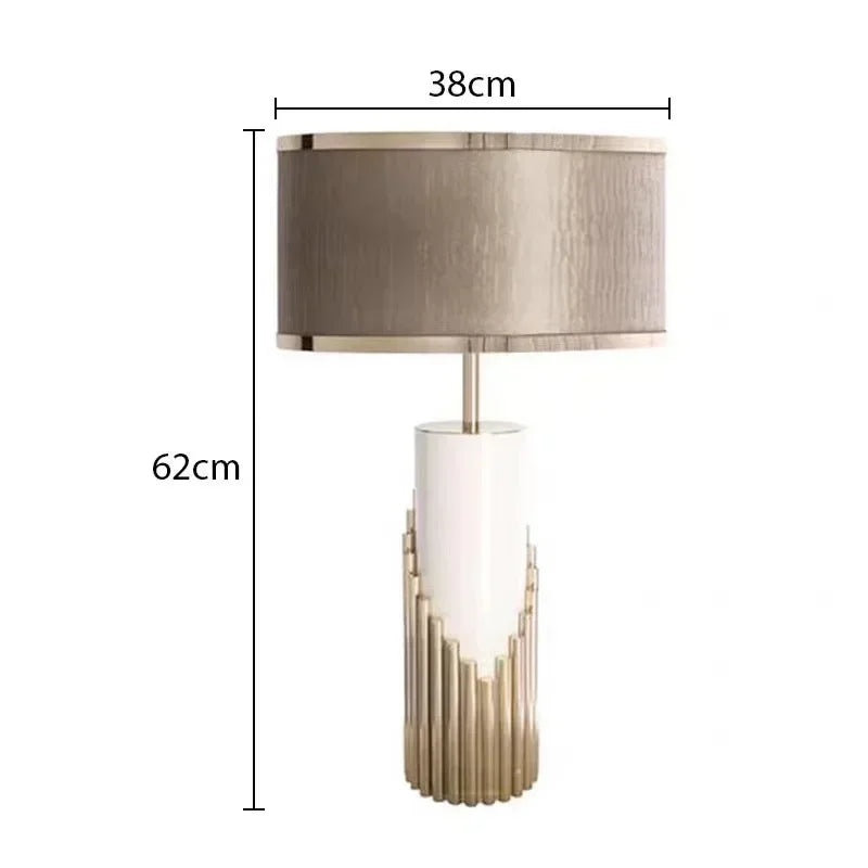 Nordic Designer's Luxury LED Akira Marble Lamp