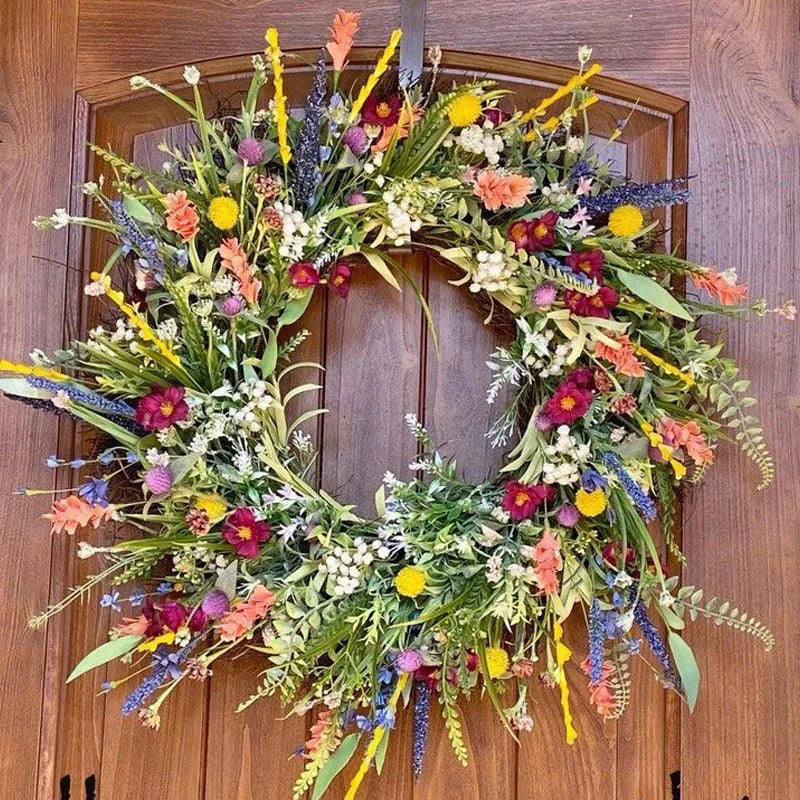 Hanging Decor Spring/Summer Texas Wildflower Wreath