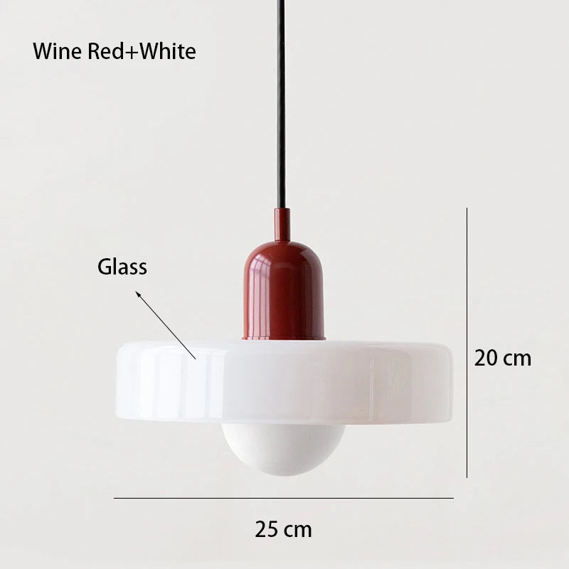 Modern Art Decor Bauhaus Glass Pendant Light