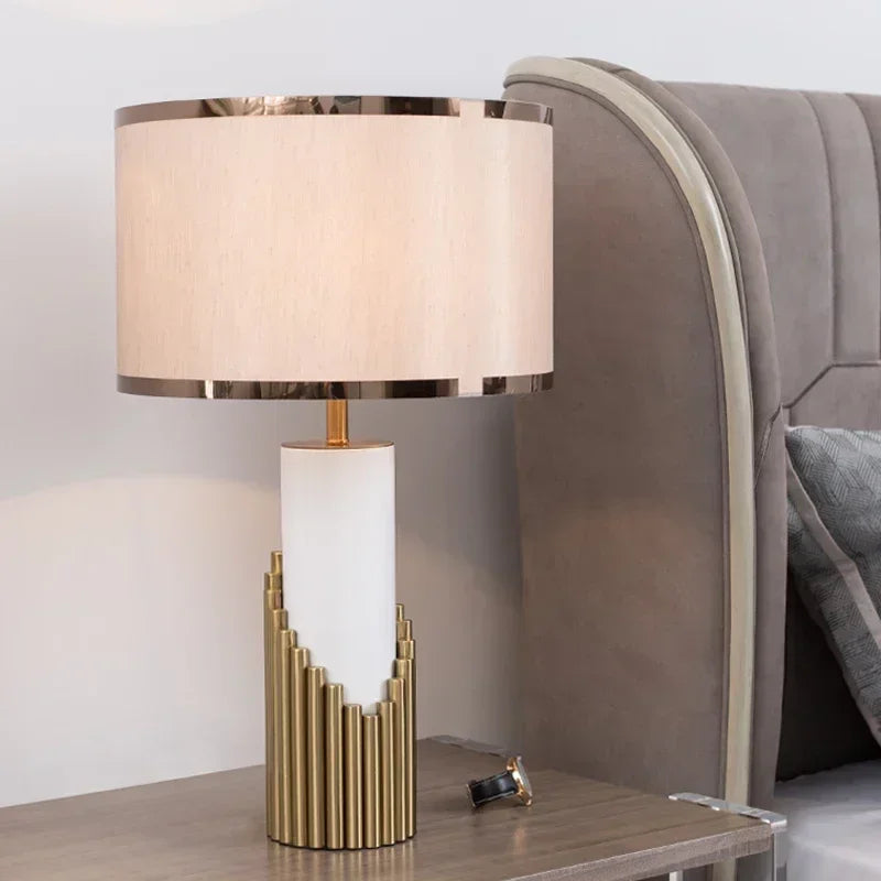 Nordic Designer's Luxury LED Akira Marble Lamp