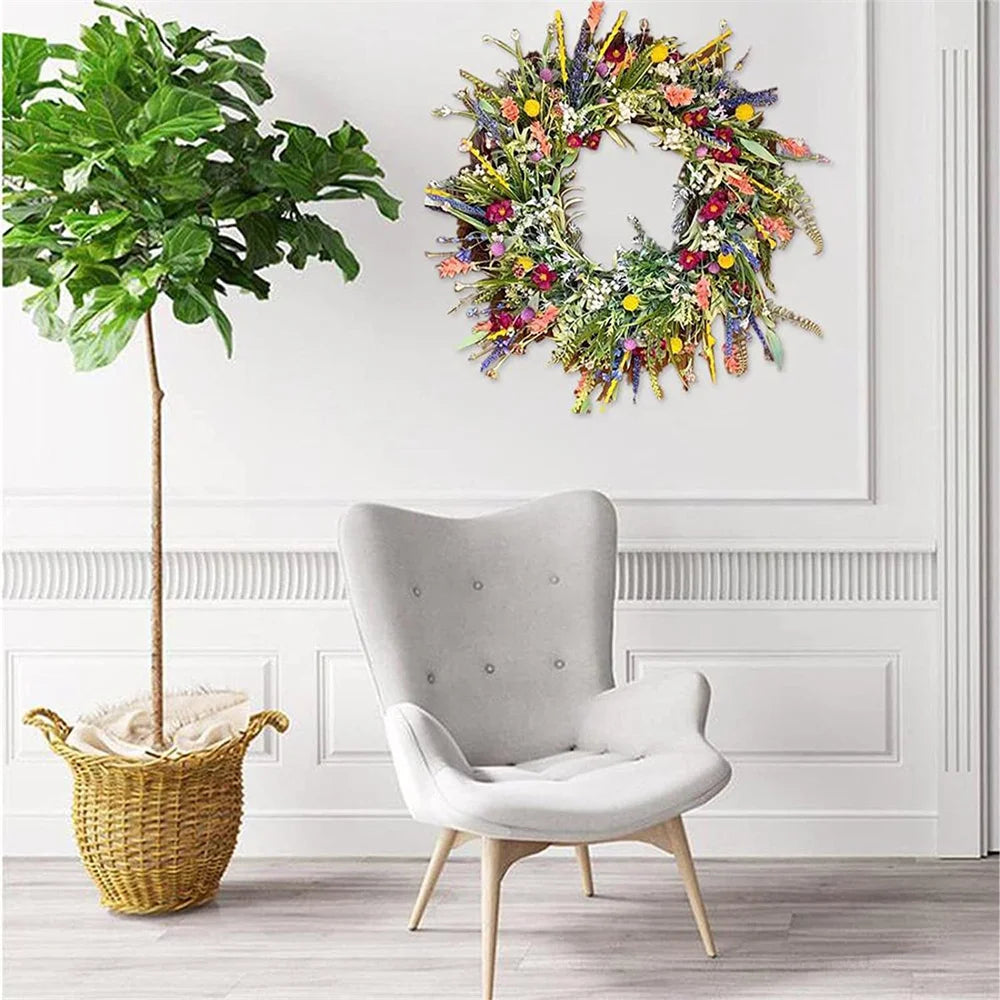 Hanging Decor Spring/Summer Texas Wildflower Wreath