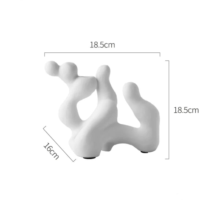 Bedroom Atmosphere Abstract Ceramic Candle Holders