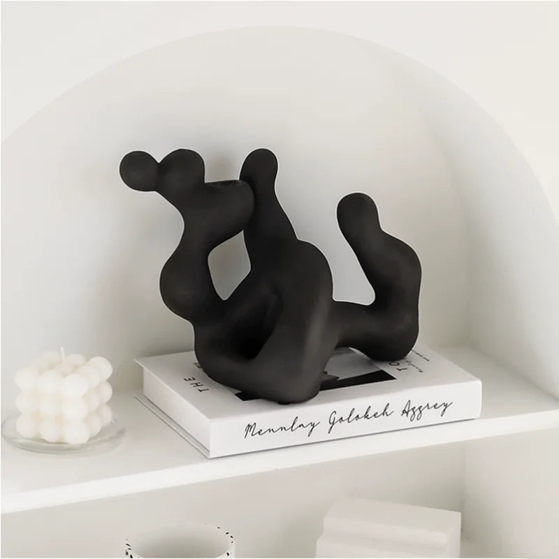 Bedroom Atmosphere Abstract Ceramic Candle Holders