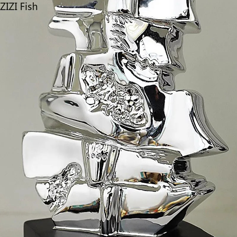 Aesthetic Decor Abstract Violin Sculpture