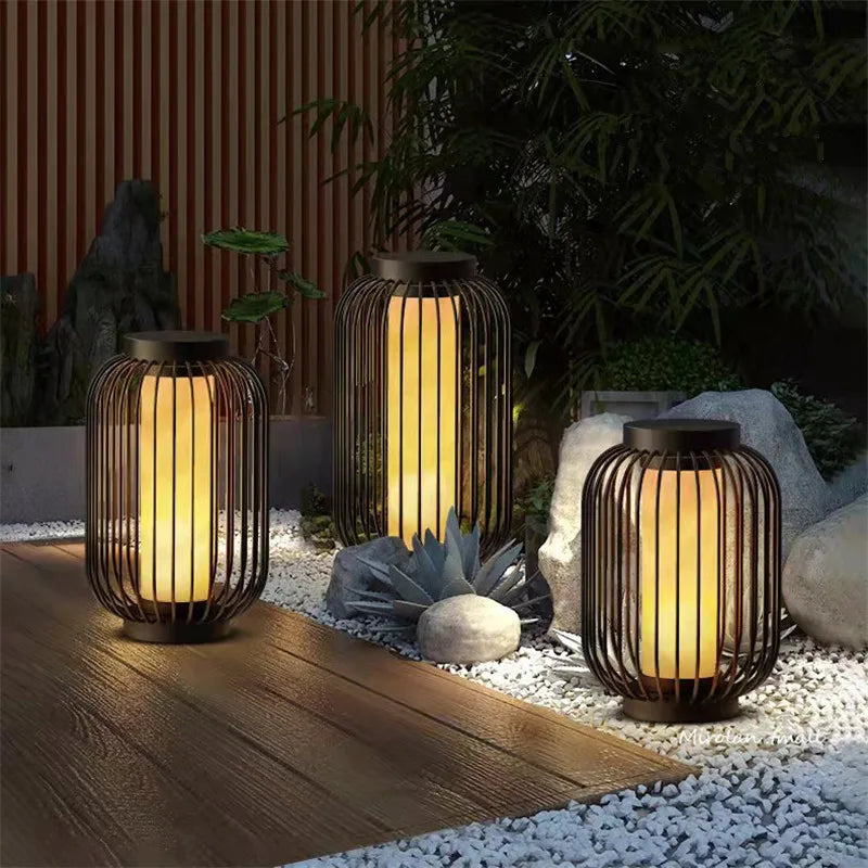 Waterproof Stainless Steel LED Lantern Lights