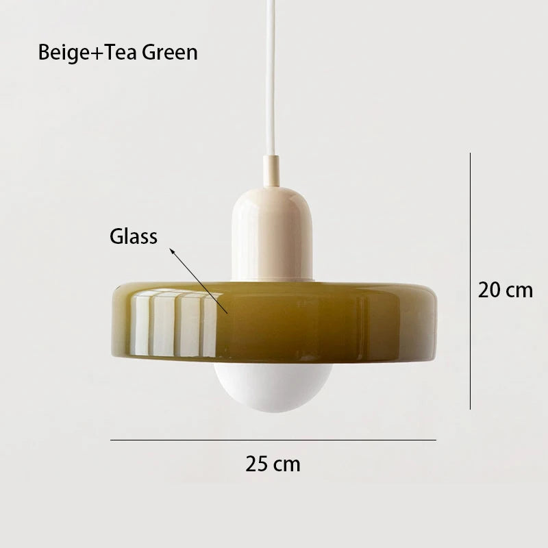 Modern Art Decor Bauhaus Glass Pendant Light