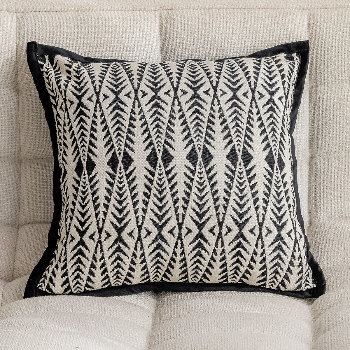 Black Throws Pillow Nordic Modern Minimalist Cushion Cover