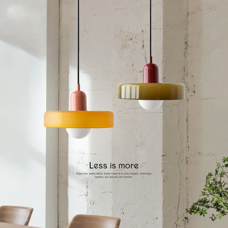 Modern Art Decor Bauhaus Glass Pendant Light