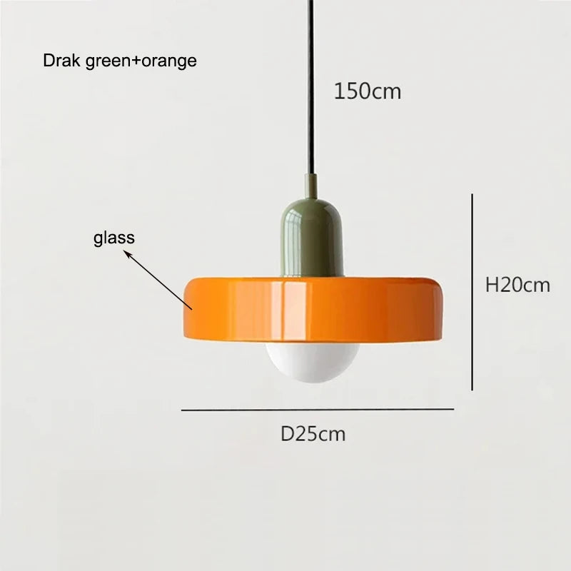 Modern Art Decor Bauhaus Glass Pendant Light