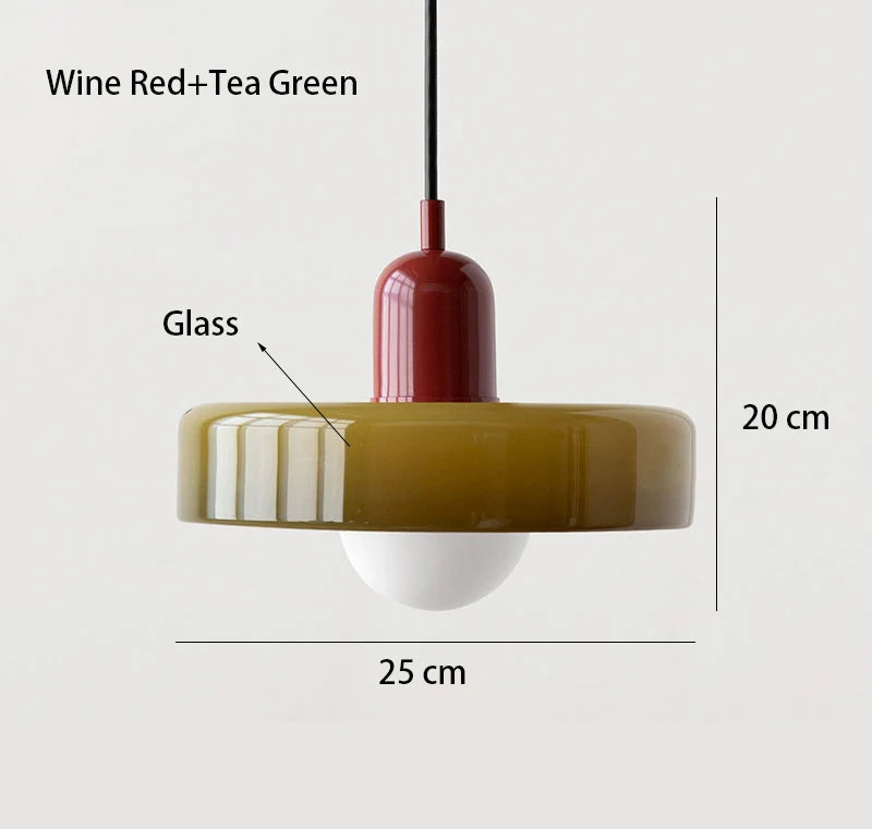 Modern Art Decor Bauhaus Glass Pendant Light