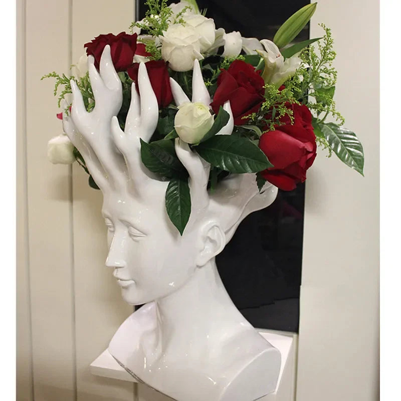 Creative Human Antra Head Flower Vase