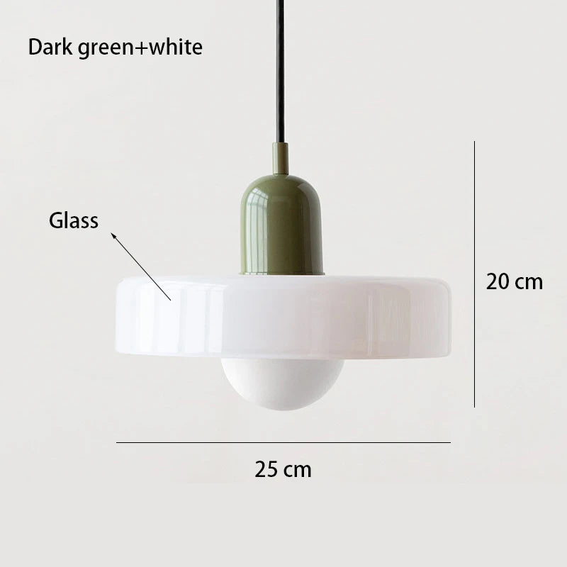 Modern Art Decor Bauhaus Glass Pendant Light