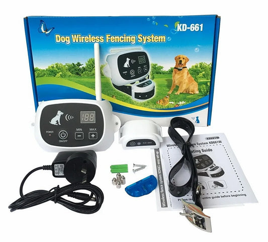 Wireless Electric Dog Pet Fence Shock Collar System